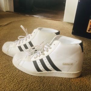 Men Adidas Superstar High Tops